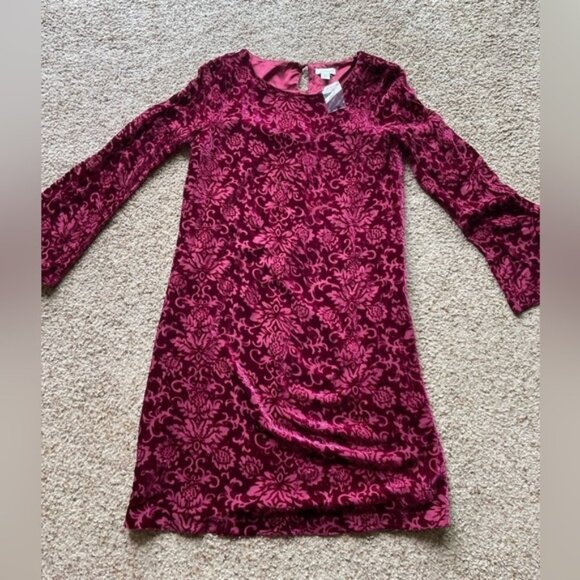 Sundance red rayon and silk dress size XS - Picture 1 of 5